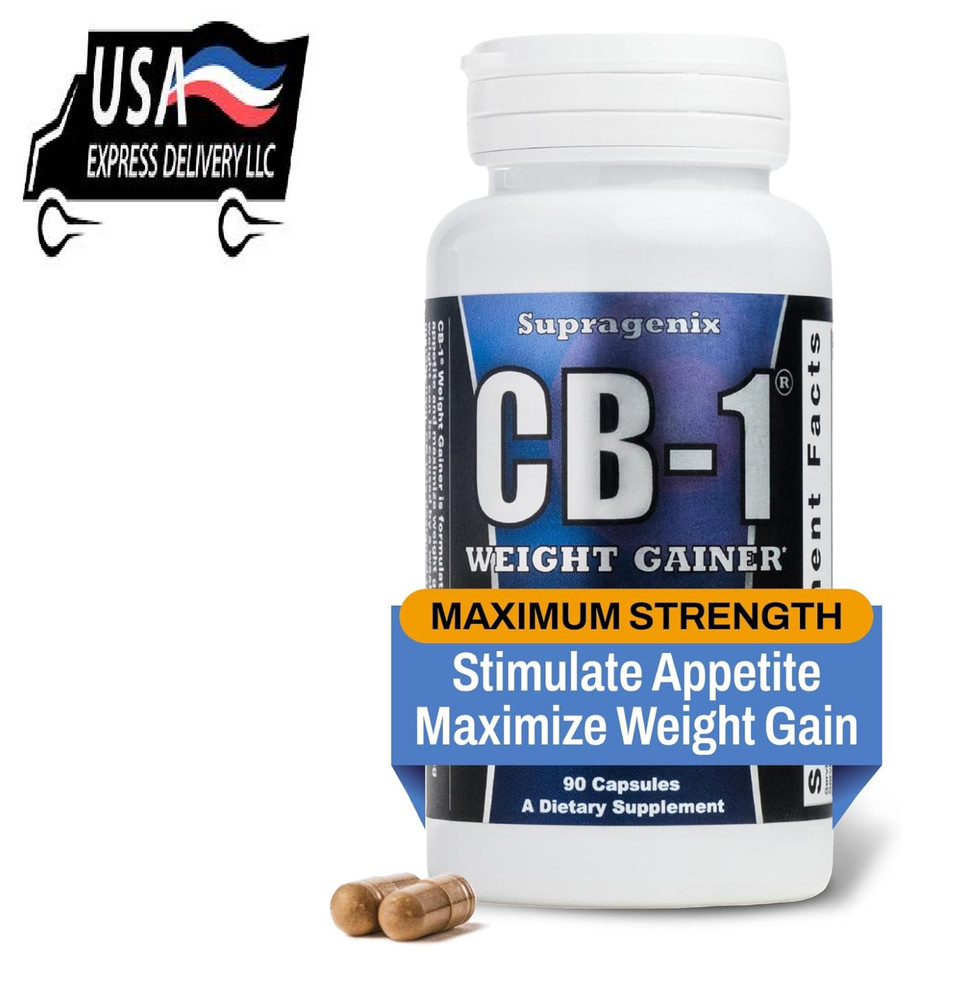 Supragenix CB-1 Weight Gainer Pills (90 Count) | Weight Gain Support for Women &