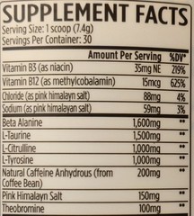 VMI Sports KXR SPORT Preworkout 8oz Size (30 Serv) BLue Shark Gum BEST BY 11/26