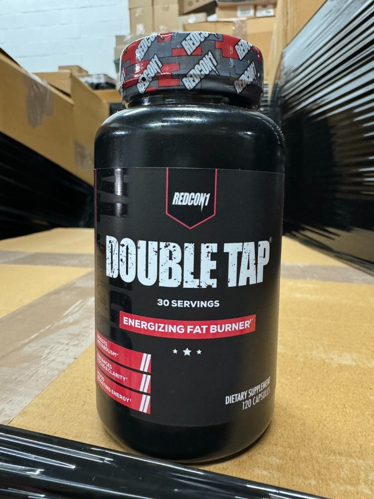REDCON 1 Double Tap 2026 EXP Fat Burner Weight Loss 120 Capsules Pills CLEARANCE