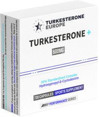 3 Pack (600mg) – Turkesterone+™ 20% Complex with Hydroxypropyl-β-Cyclodextrin