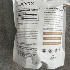 HBOOX Creatine Monohydrate 2 packs 30 Stick Packs 8g Exp 10/2027