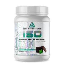 Core Nutritionals ISO Protein – 24gm Isolate Whey Protein- 2LBs – All Flavors
