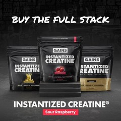 Gains in Bulk Instantized Creatine Monohydrate for Women and Men, Soluble Pre…