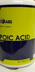 Infinite Labs – ALPHA LIPOIC ACID – 60 Tablets – Expire 4/2025
