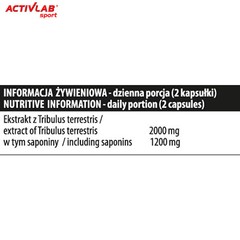 TRIBUSTALLION – Tribulus Terrestris Supplement – Herbal Testosterone Booster