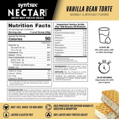 Syntrax Nectar Sweets 2lb Protein Powder Bag – Vanilla Bean Torte