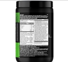 GNC AMP AMPLIFIED GREENS Powder 10oz (30 Serv) Blueberry Pomegra BEST BY 08/26
