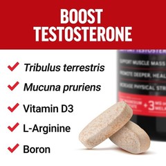 Test X180 PM Testosterone Booster Men Sleep Support Muscle Recovery 120 Tablets