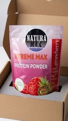 Natura Max Extreme Mass Protein Powder for Muscle Gain, Strawberry, 500g