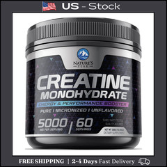 Creatine Monohydrate 5000Mg per Serving – Pure Micronized Creatine Powder Supple