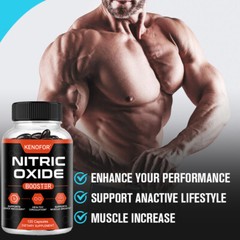 Nitric Oxide Booster w/ L-Arginin 1500mg-Muscle Pump,Endurance&Energy enhancer