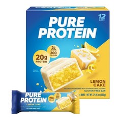 Pure Protein Chocolate Peanut Butter Bars – 20g Protein, Gluten Free