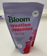 Bloom Creatine Monohydrate Gummies, 5g Per Serving, Sugar Free Creatine 01/27