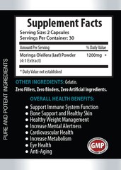 Organic india Moringa – MORINGA OLEIFERA EXTRACT – weight loss – 2 Bottles