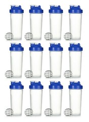 Shaker Bottle 24oz (Americas Blender) Mixer, Blue «Pack Of 12» 