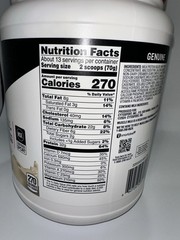 Muscle Milk Genuine Protein Powder, Vanilla Crème 30.9oz BB: 03/27
