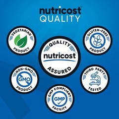 Nutricost BCAA Powder (Grape) 90 Servings – Gluten Free and Non-GMO