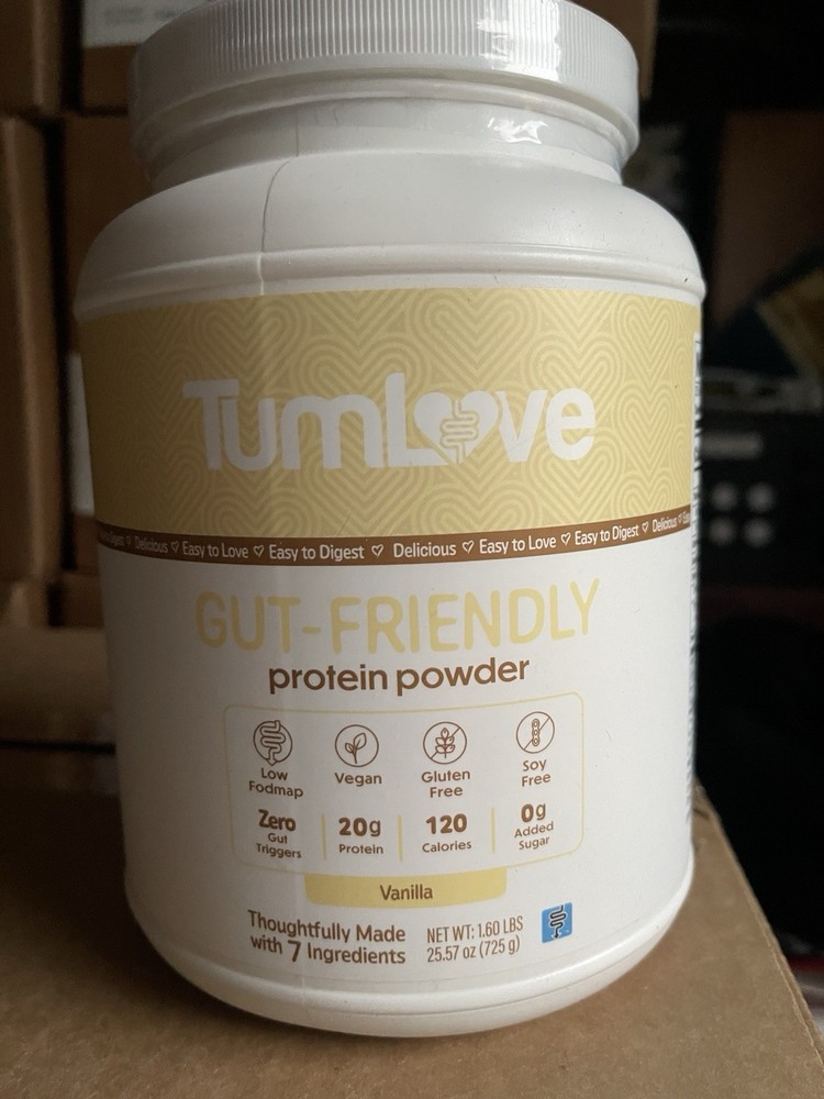 Tumlove Gut Friendly Protein Powder Vanilla 1.60 Lbs