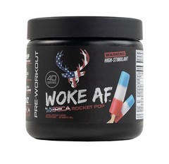 BUCKED UP WOKE AF ROCKET POP HIGH STIMULANT PRE-WORKOUT Energy 40 Servings