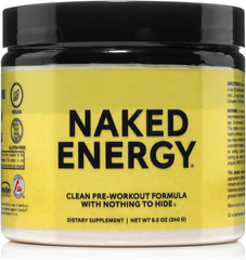 NAKED Nutrition Naked Energy – Pure Pre Workout Powder for Men and Women, Vegan