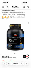 protein powder new unopened