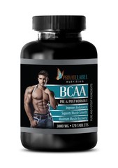 amino acids capsules – BCAA 3000mg – muscle growth pills – 1 Bottle 120 Tablets