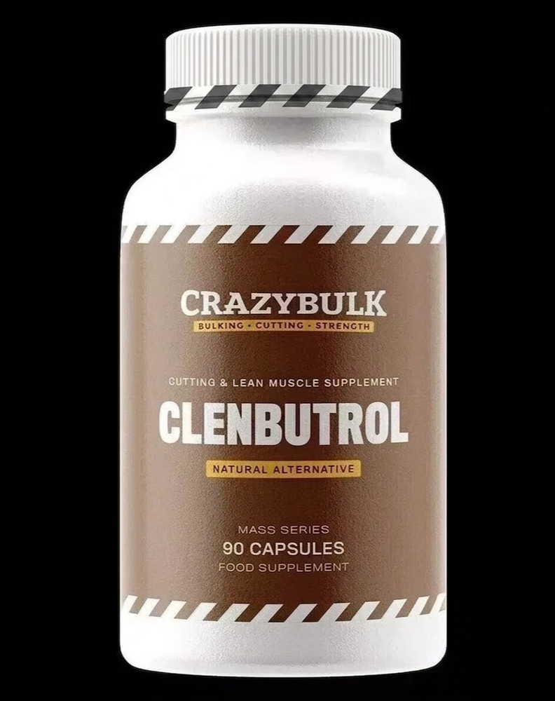 CrazyBulk CLENBUTROL -90 Capsules CUTTING & LEAN MUSCLE MUSCLE, Pack of 1