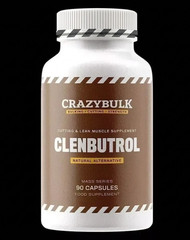 CrazyBulk CLENBUTROL -90 Capsules CUTTING & LEAN MUSCLE MUSCLE, Pack of 1