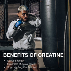 Essential 100% Pure Creatine Monohydrate Powder, Unflavored, 50 Servings