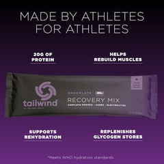 Tailwind Nutrition Recovery Mix: 20g Protein, Carbs, Electrolytes – Vegan, Glute