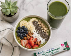 Zena USDA Organic Supergreens Fruits & Vegetables Powder, 45 Stick Packets