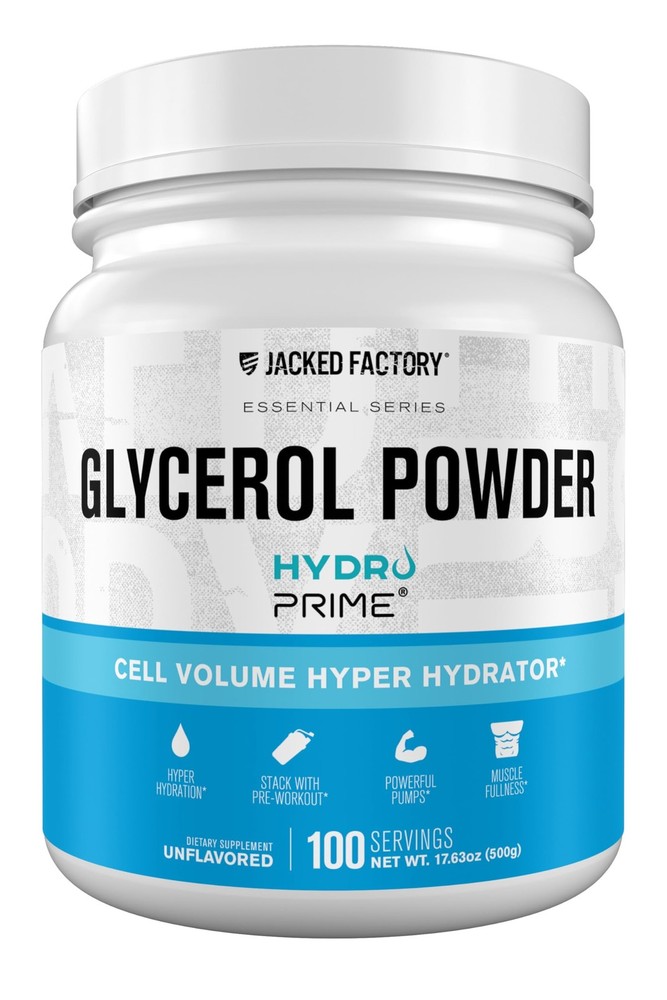 Jacked Factory Glycerol Pump Powder – Cell Volume 100 Servings (Pack of 1)