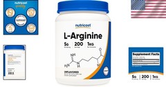 L-Arginine Powder 1KG – Pure & Powerful 5g Servings for Enhanced Performance