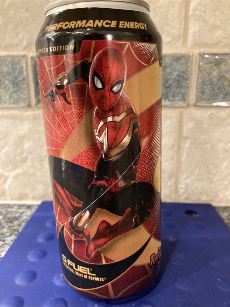 Gfuel Game Fuel Spider-Man Soda Can