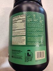 Optimum Nutrition Gold Standard Plant Protein Creamy Vanilla 1.63 lbs Exp 9/27