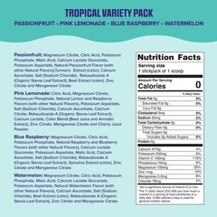 Ultima Replenisher Daily Electrolyte Powder Tropical Variety Pack 20 Stickpacks