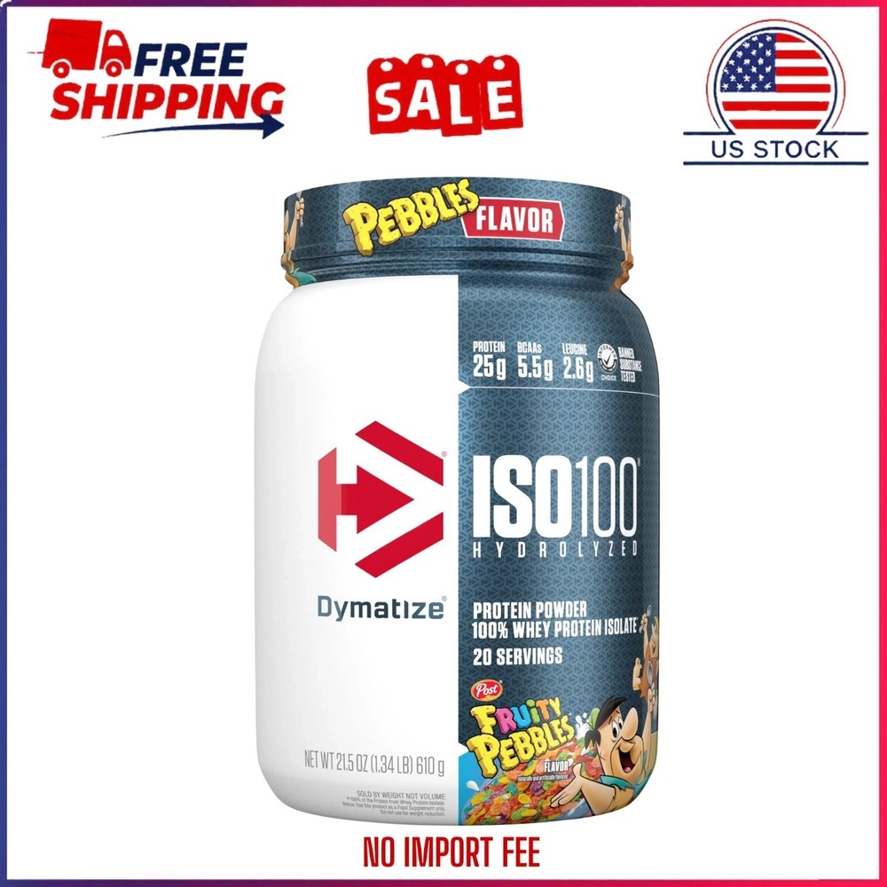 Dymatize ISO100 Fruity Pebbles Whey Isolate 25g 20 Servings