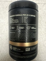 Optimum Nutrition Pre Advanced 20 Servings Strawberry Mango Daiquiri Exp 11/26