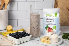 1/27 Primal Kitchen Vanilla Collagen Fuel® Drink Mix, Vanilla Coconut Collagen P