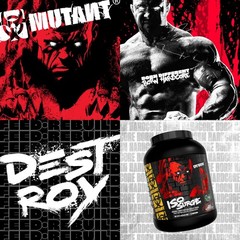 Mutant Whey Protein Powder 1.6Lb 25G Protein Fast Absorption Gourmet Flavors