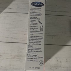 Pedialyte Electrolyte Powder Immune Support 6 Packets Fruit Punch Exp 4/25