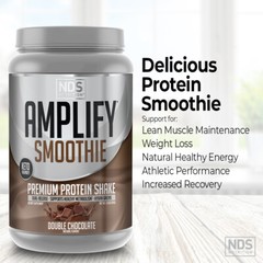 NDS Amplify Smoothie Protein -Added Greens Overall Health – Chocolate (30 Serve)