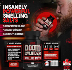 Smelling Salts for Athletes-for Powerlifting, Hockey, Football and More,Instant