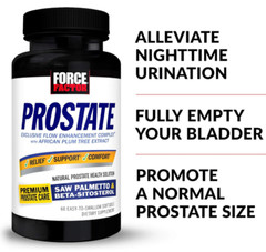 Force Factor Prostate, Natural Prostate Health Solution 60 Softgel