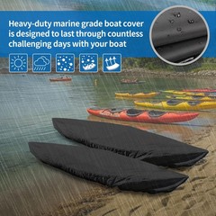 iCOVER Kayak Canoe Cover Heavy Duty Waterproof Outdoor Storage Dust UV Resistant