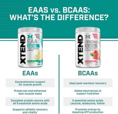 Mango XTEND EAA + BCAA Supplement – 10g EAAs, 40 Servings for Lean Muscle Growth