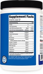 Nutricost Pre-C, Pre-Workout Complex with Creatine Powder (Blue Raspberry) 450g