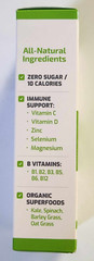 TruLabs Hydrate +Organic Greens 6 Stick Packs Green Apple Mix W/ Water