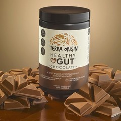 Healthy Gut Chocolate with L-Glutamine Zinc Glucosamine Slippery Elm 30-Servings