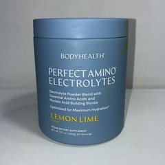 Sealed Body Health Perfect Amino Electrolytes Lemon Lime 12.7 Oz 60 Servings